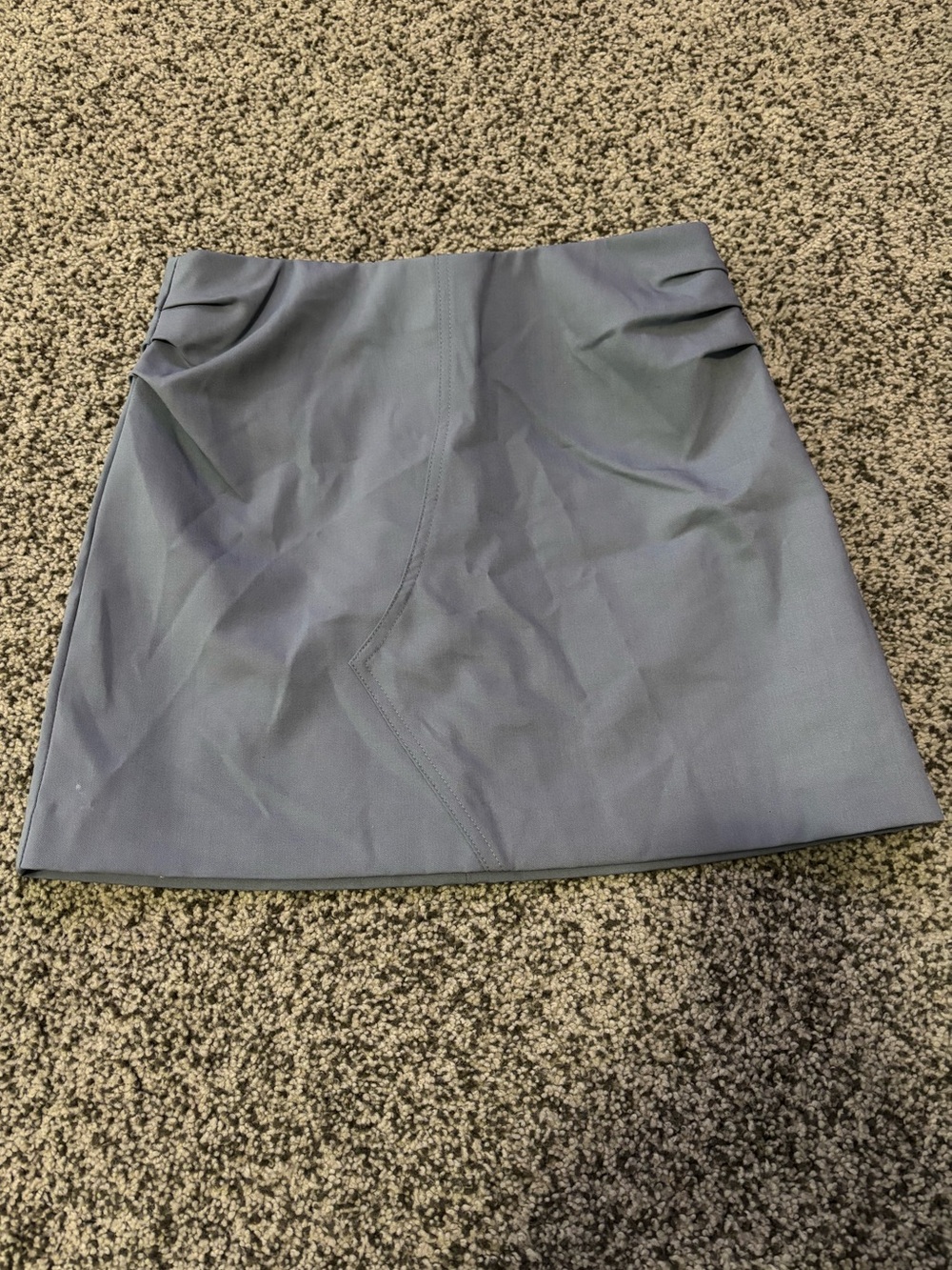 Zara Mini Skirt in Slate Gray
